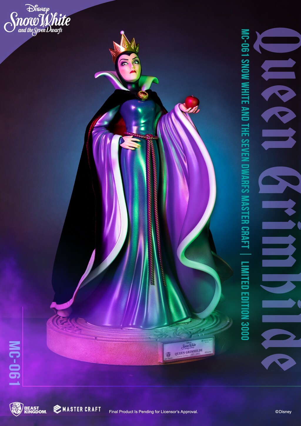 Disney: Snow White – Queen Grimhilde Master Craft Statue – BEAST KINGDOM