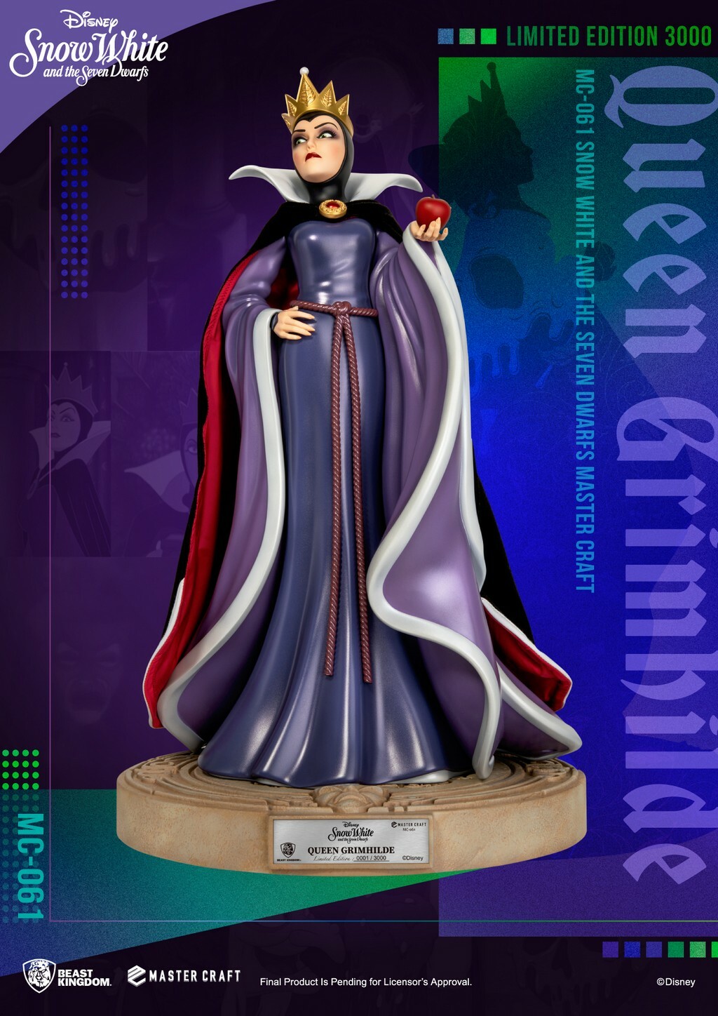 Disney: Snow White – Queen Grimhilde Master Craft Statue – BEAST KINGDOM