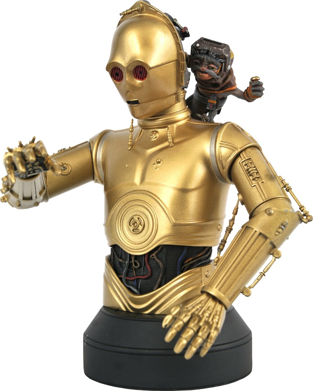 Star Wars: The Rise of Skywalker – C-3PO and Babu Frik 1:6 Scale Bust – DIAMOND DIRECT