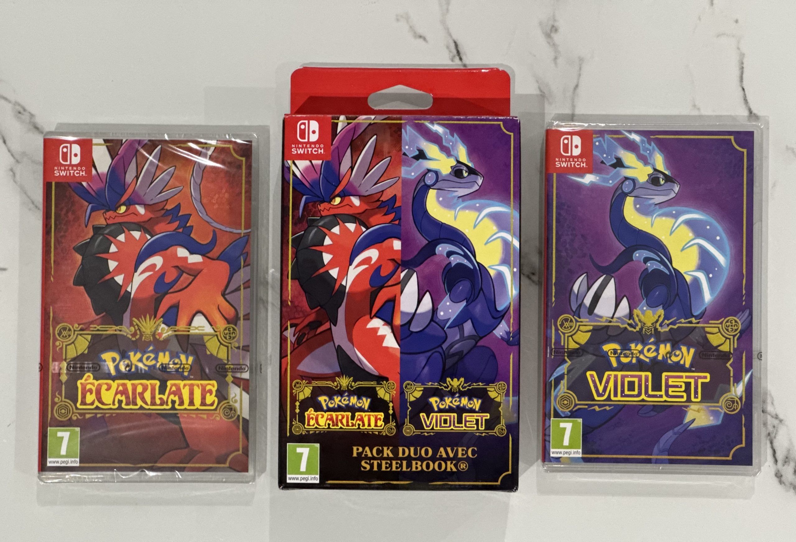Pokémon Écarlate & Violet édition Collector Steelbook + Figurine – NINTENDO SWITCH