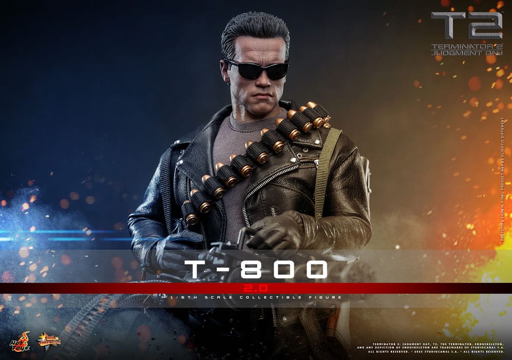 Terminator 2 figurine 1/6 Movie Masterpiece T-800 2.0 – HOT TOYS