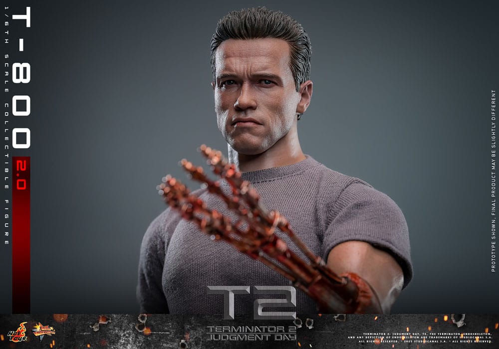 Terminator 2 figurine 1/6 Movie Masterpiece T-800 2.0 – HOT TOYS
