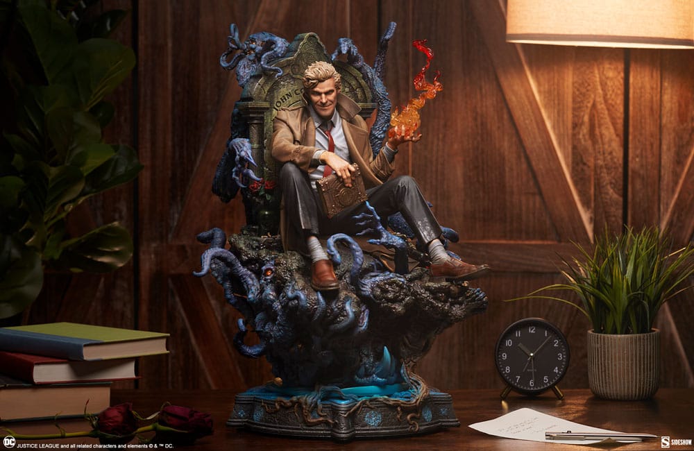 DC Comics statuette Premium Format John Constantine: Just Another Exorcism Hangover – SIDESHOW COLLECTIBLES