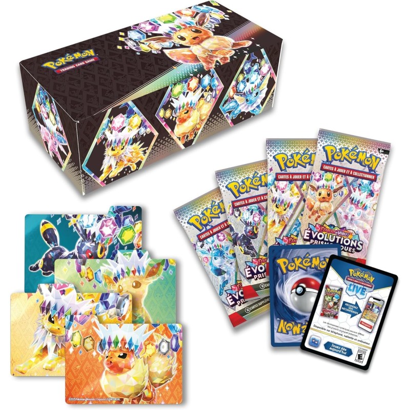 Boîte surprise Pokémon EV8.5 Évolutions Prismatiques – ASMODEE