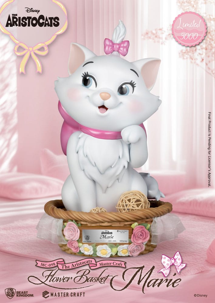 Les Aristochats statuette Master Craft Flower Basket Marie – BEAST KINGDOM