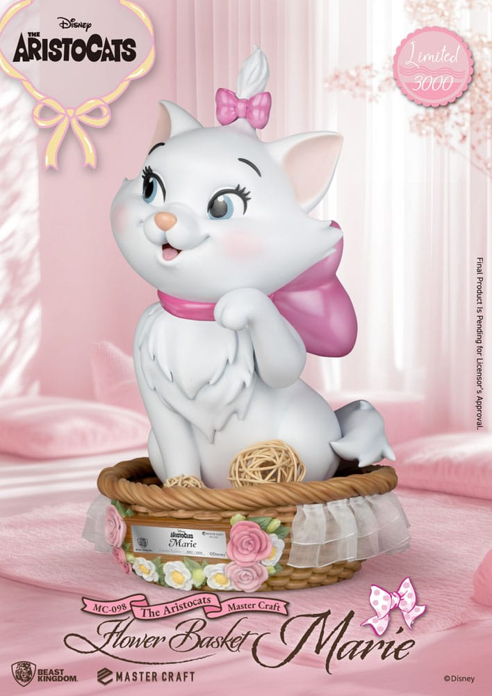 Les Aristochats statuette Master Craft Flower Basket Marie – BEAST KINGDOM