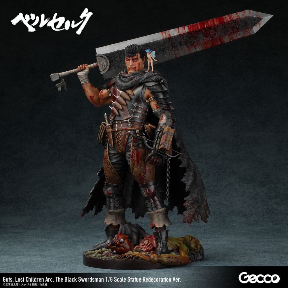 Berserk statuette 1/6 Guts Lost Children Arc The Black Swordsman Redecoration Ver. – GECCO