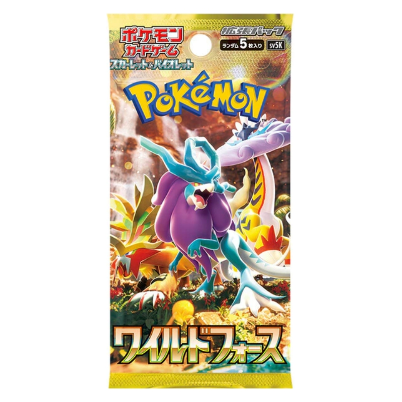 POKEMON – Boîte de 30 boosters – SV5K Wild Force – ASMODEE