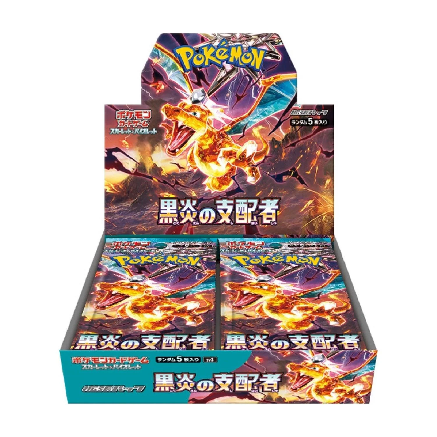 POKEMON – Boîte de 30 boosters – SV3 Ruler Of The Black Flame – ASMODEE