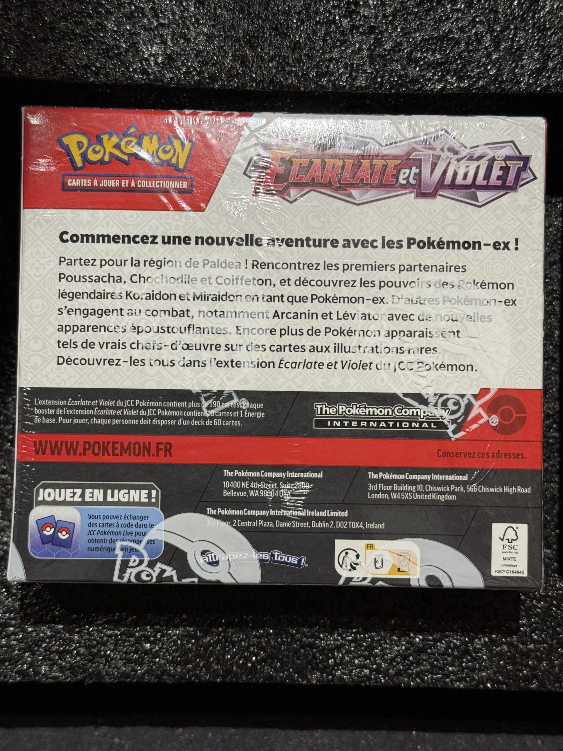 Pokemon – DISPLAY ÉCARLATE ET VIOLET SCELLÉS (FR)