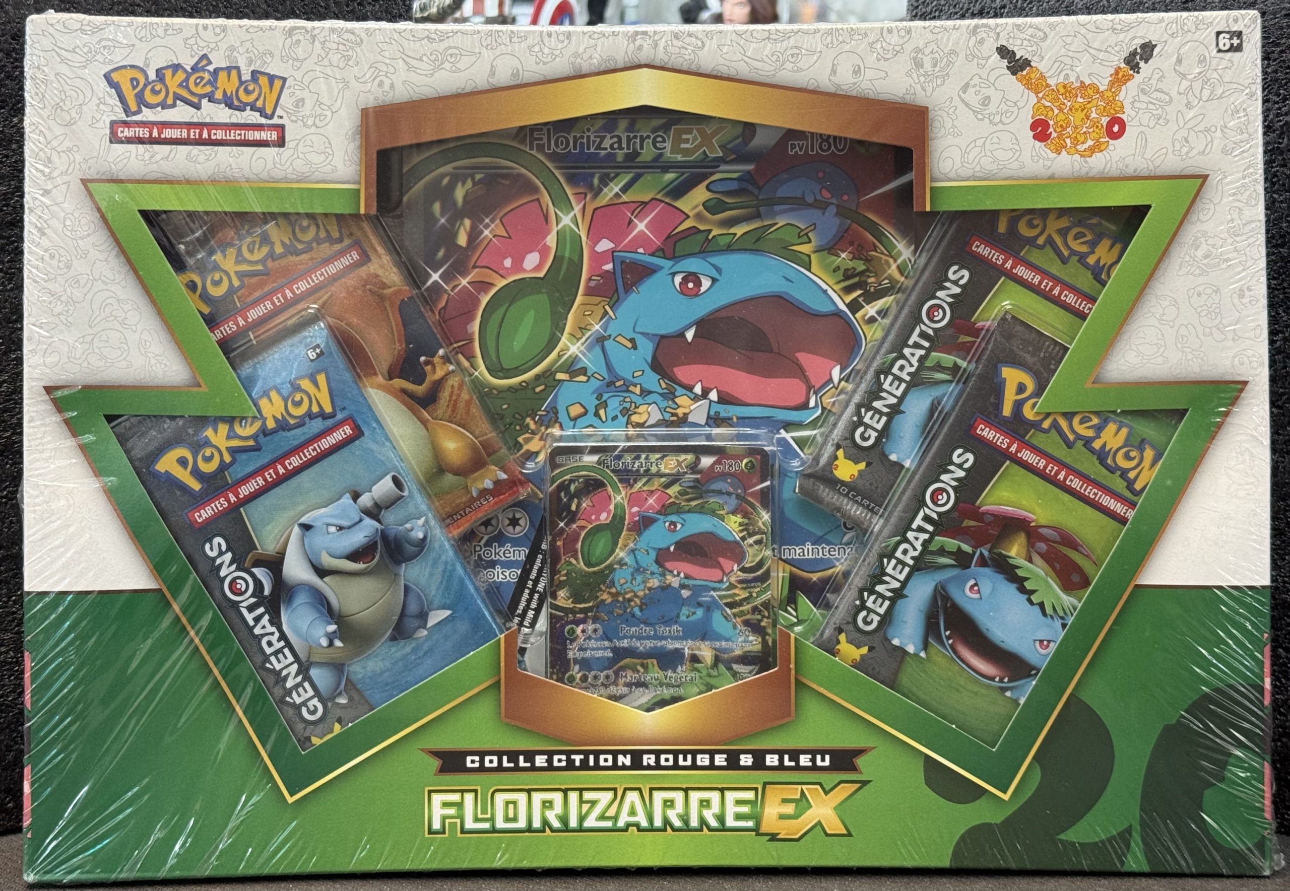 Pokemon – COFFRET FLORIZARRE-EX 20 ANS GÉNÉRATIONS (FR)