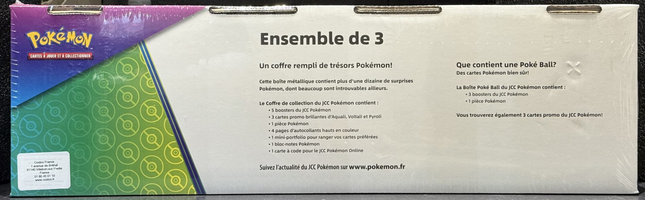 Pokemon – ENSEMBLE DE 3- COFFRET EVOLI -2POKE BALLS (FR)