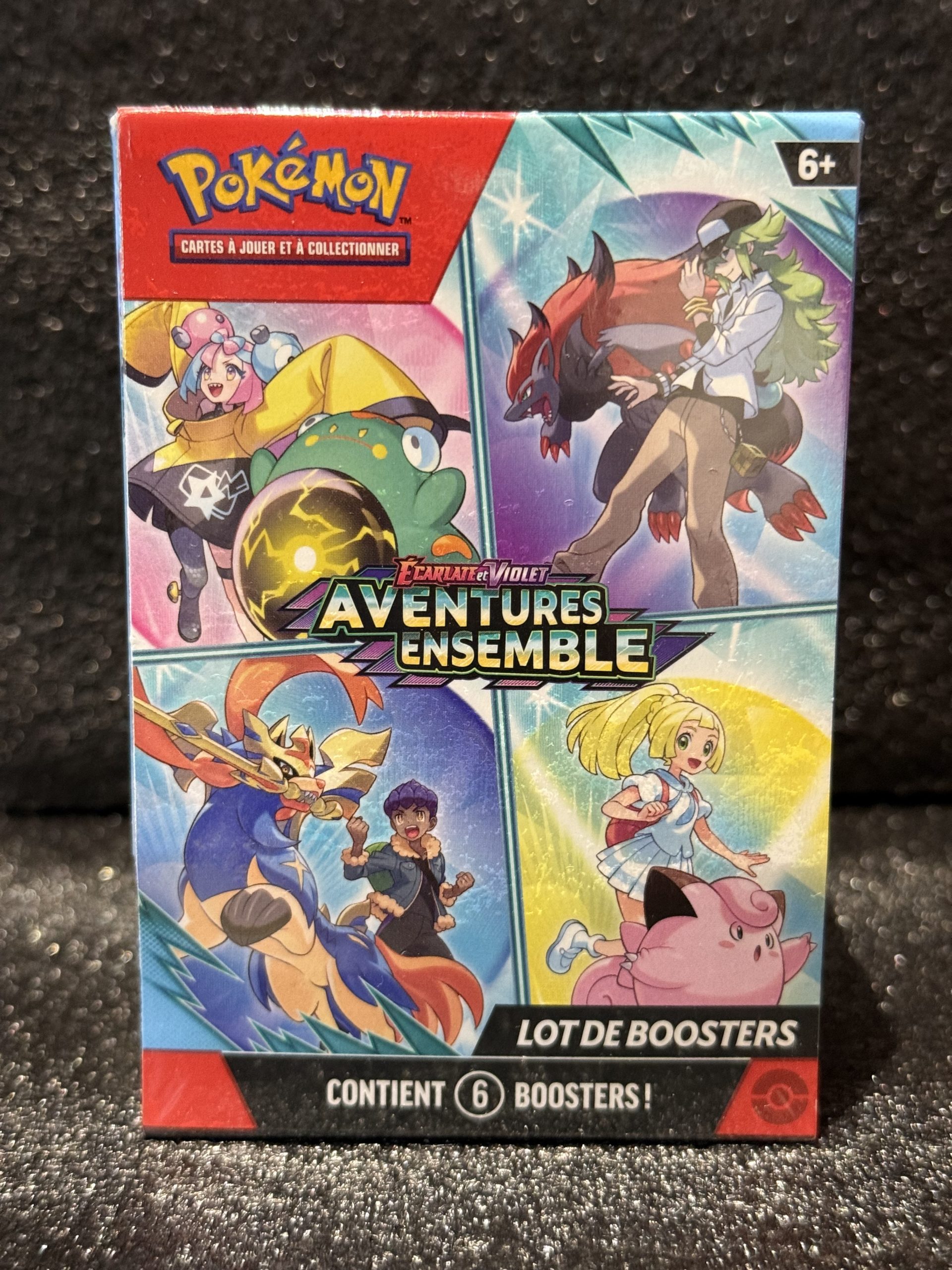 POKEMON – BUNDLE 6 BOOSTERS E&V AVENTURES ENSEMBLE 8