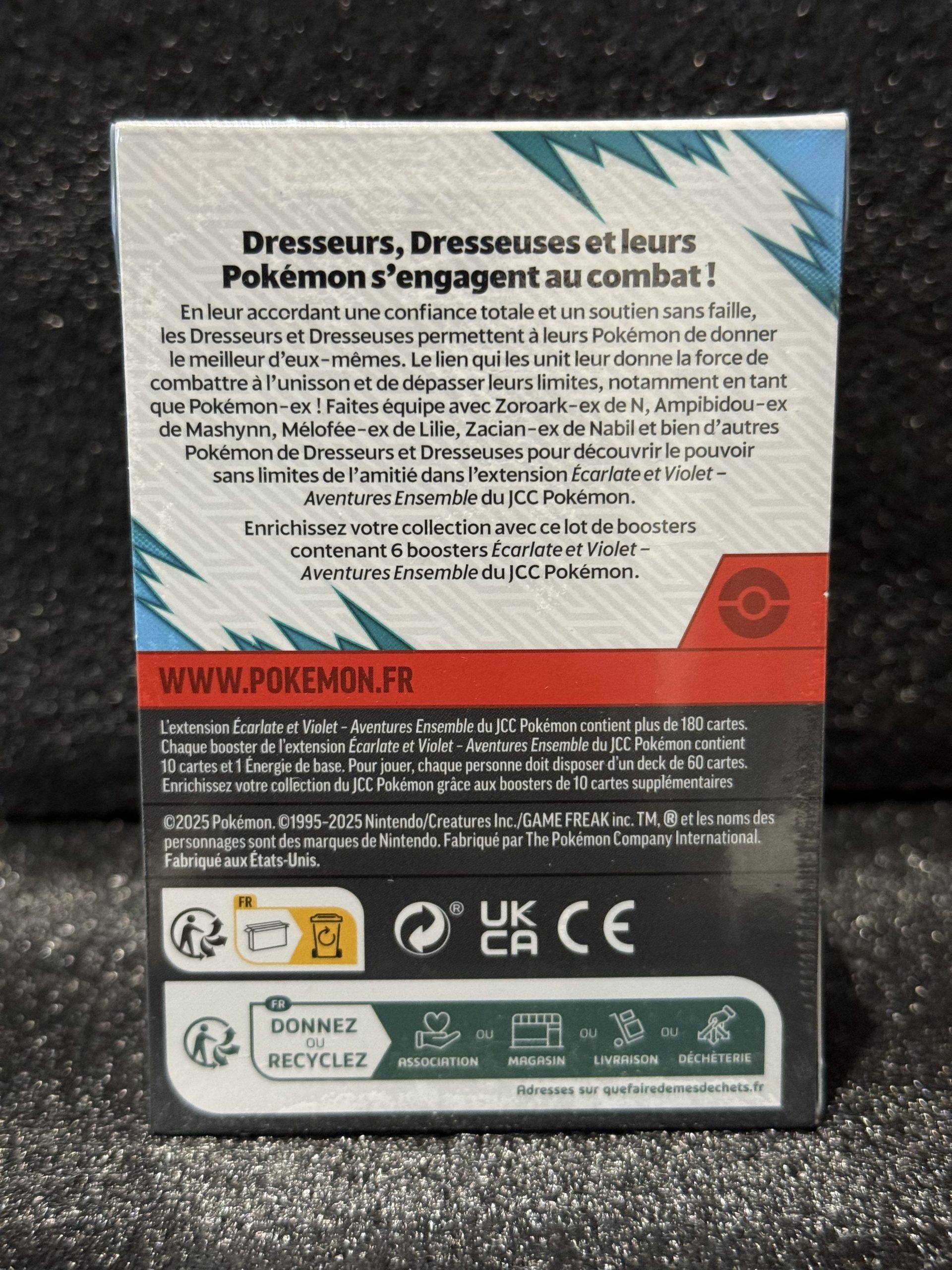 POKEMON – BUNDLE 6 BOOSTERS E&V AVENTURES ENSEMBLE 8