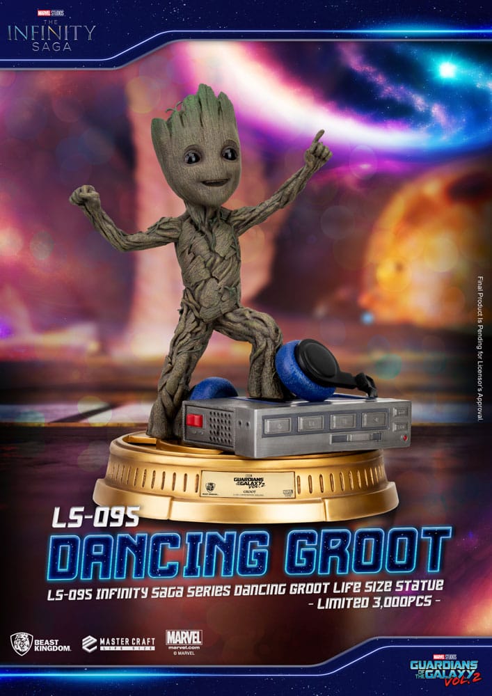 Les Gardiens de la Galaxie 2 statuette 1/1 Dancing Groot heo EU Exclusive – BEAST KINGDOM