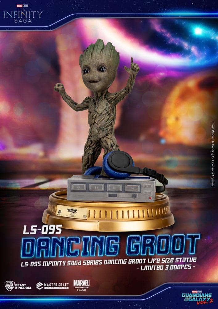 Les Gardiens de la Galaxie 2 statuette 1/1 Dancing Groot heo EU Exclusive – BEAST KINGDOM