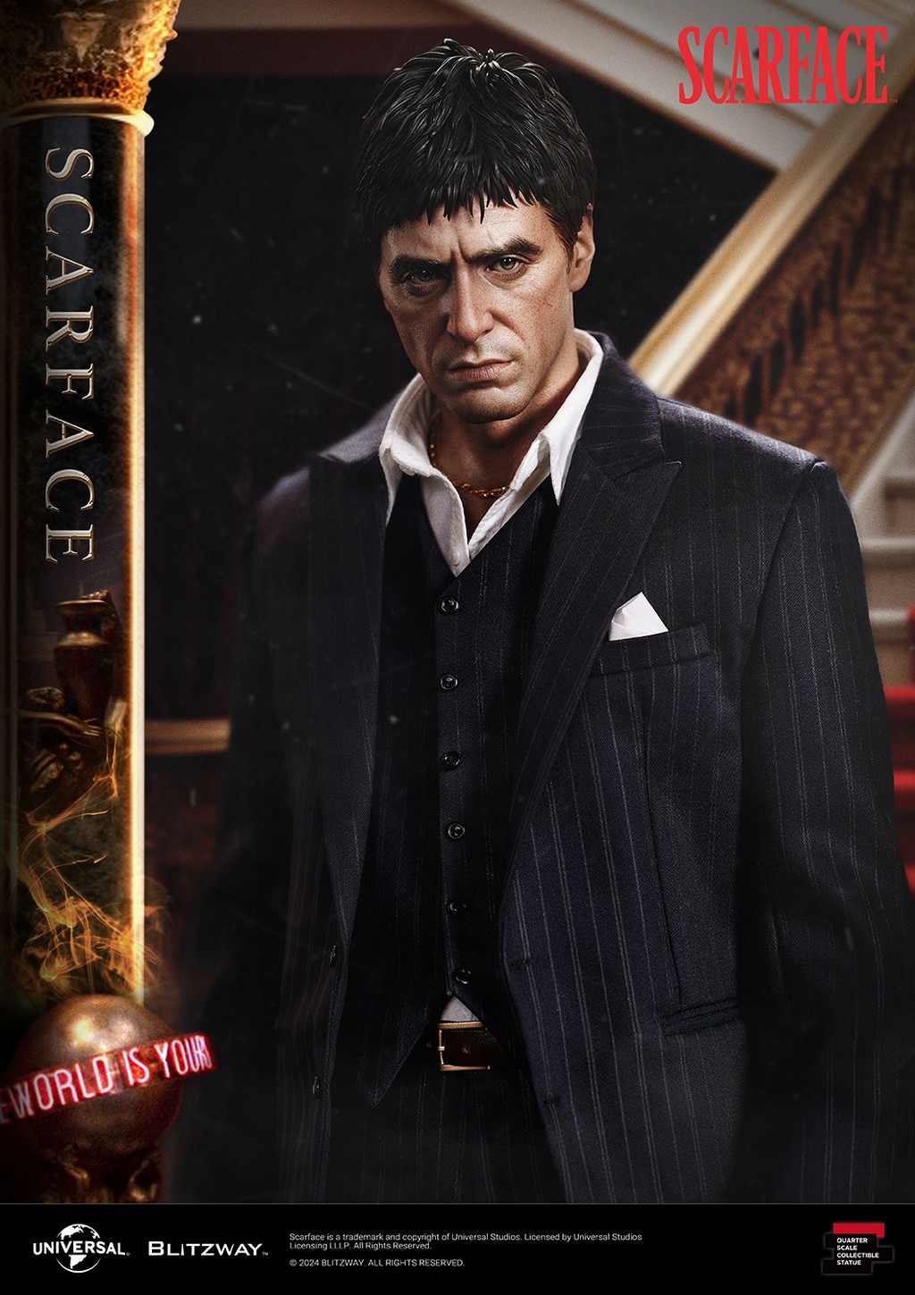 Scarface: Tony Montana 1:4 Scale Statue – BLITZWAY