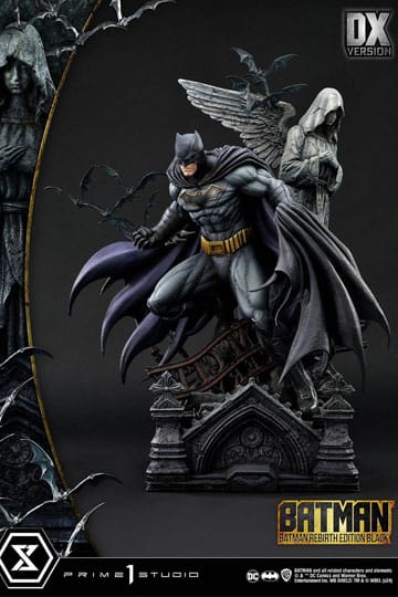 Batman statuette Ultimate Premium Masterline Series 1/4 Batman Rebirth Edition Black Deluxe Version – PRIME 1 STUDIO