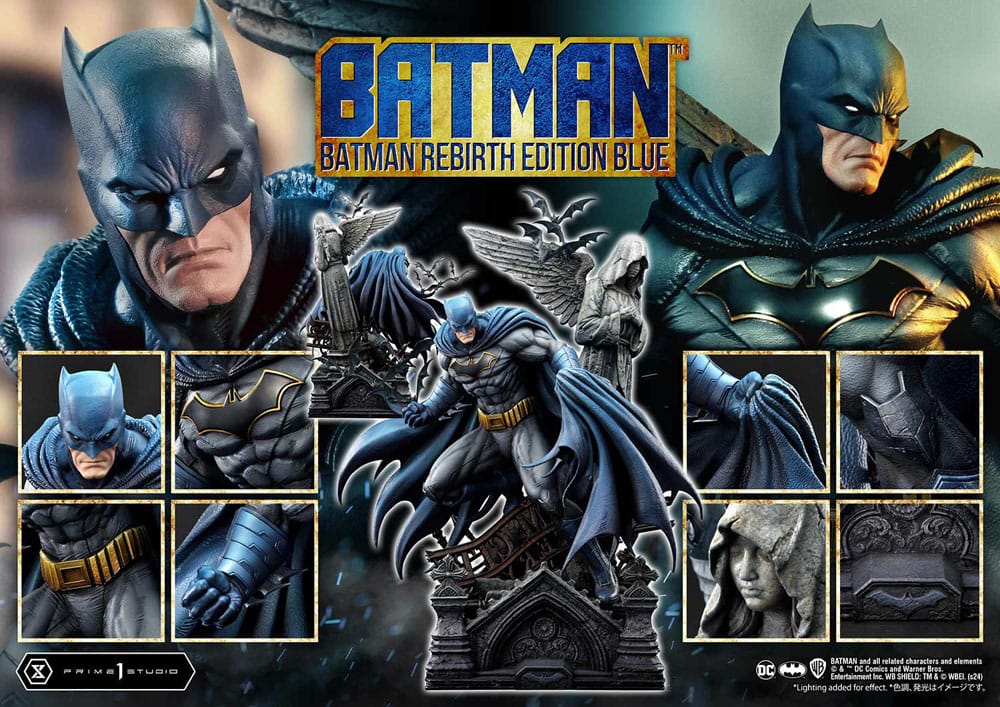 Batman statuette Ultimate Premium Masterline Series 1/4 Batman Rebirth Edition Blue – PRIME 1 STUDIO