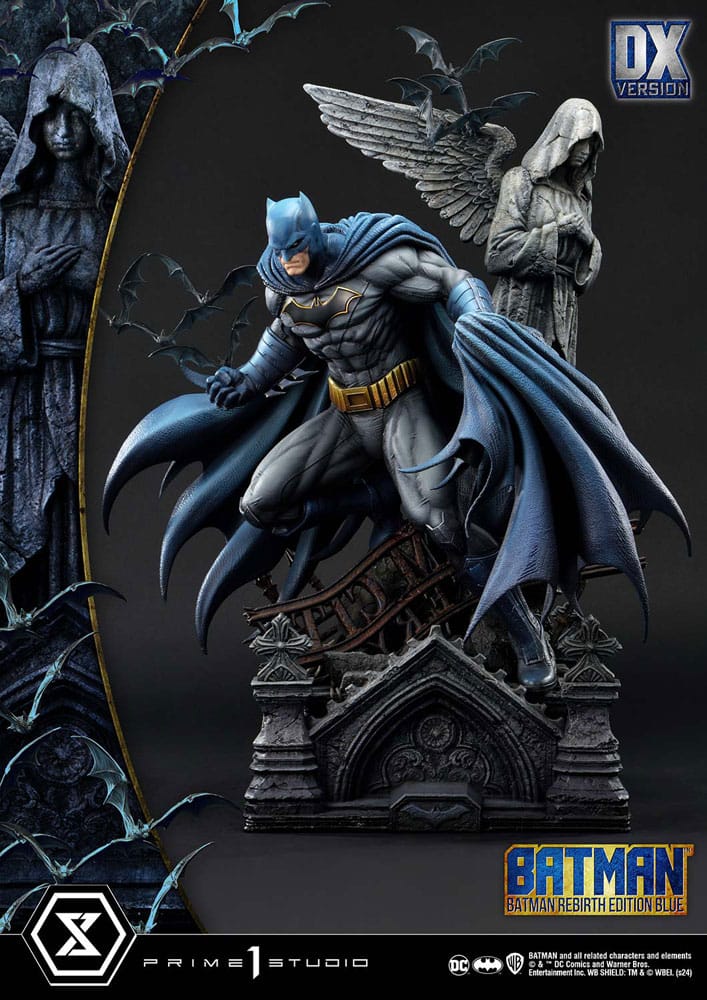 Batman statuette Ultimate Premium Masterline Series 1/4 Batman Rebirth Edition Blue Deluxe Version – PRIME 1 STUDIO