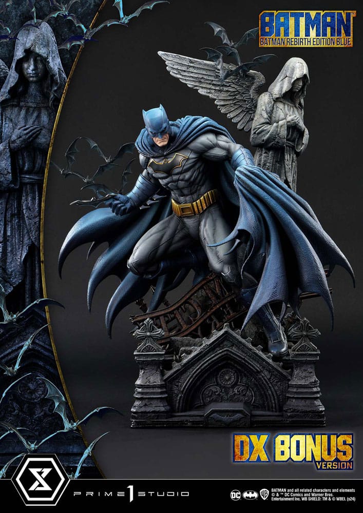 Batman statuette Ultimate Premium Masterline Series 1/4 Batman Rebirth Edition Blue Deluxe Bonus Version – PRIME 1 STUDIO