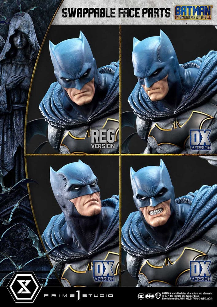Batman statuette Ultimate Premium Masterline Series 1/4 Batman Rebirth Edition Blue Deluxe Bonus Version – PRIME 1 STUDIO