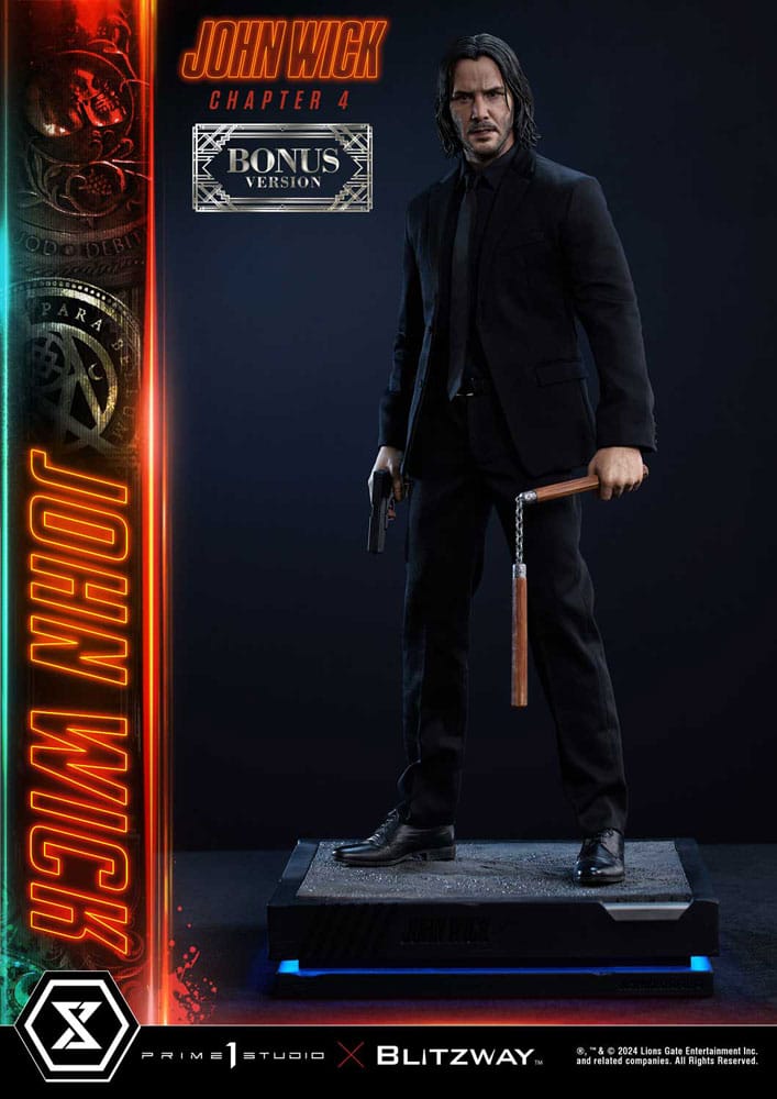 John Wick Chapter 4 statuette Ultimate Premium Masterline Series 1/4 John Wick Deluxe Bonus Version – PRIME 1 STUDIO