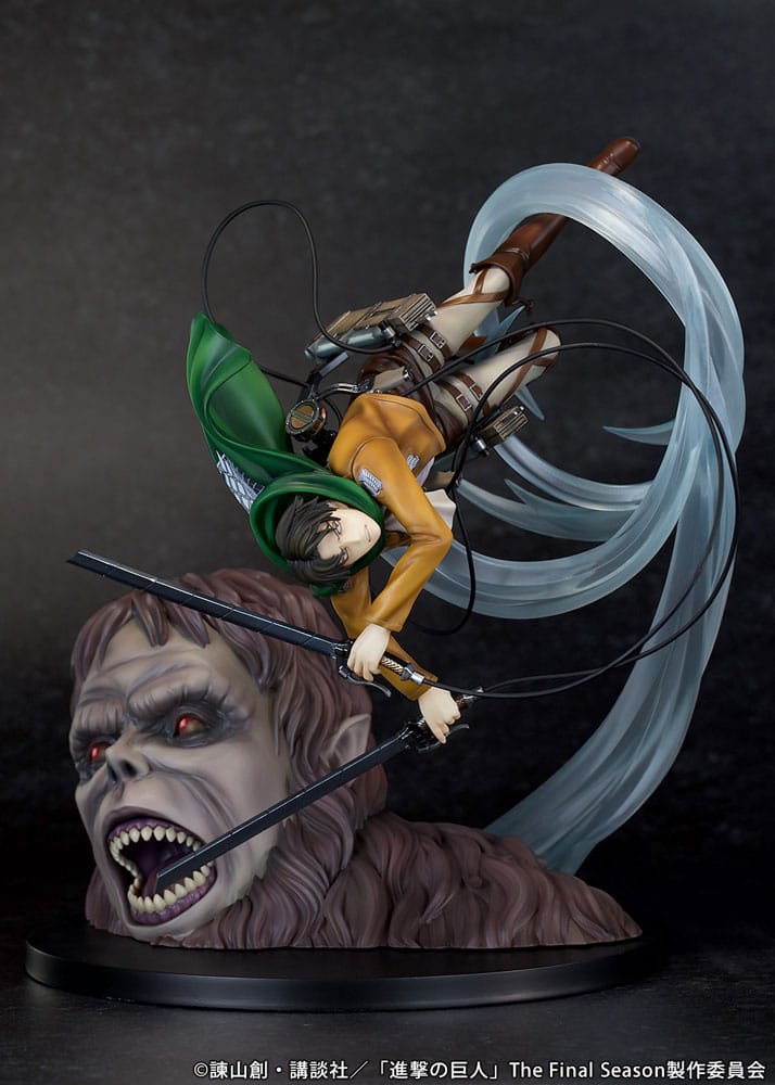 Attack on Titan statuette PVC 1/7 Levi vs Beast Titan Ver. – FIRST 4 FIGURES