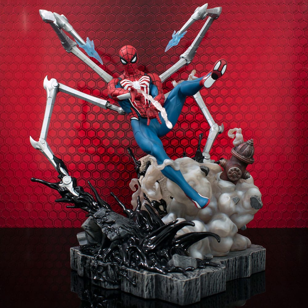 Marvel&rsquo;s Spider-Man 2 Marvel Gallery Deluxe diorama Spider-Man (Gamerverse) – DIAMOND SELECT TOYS
