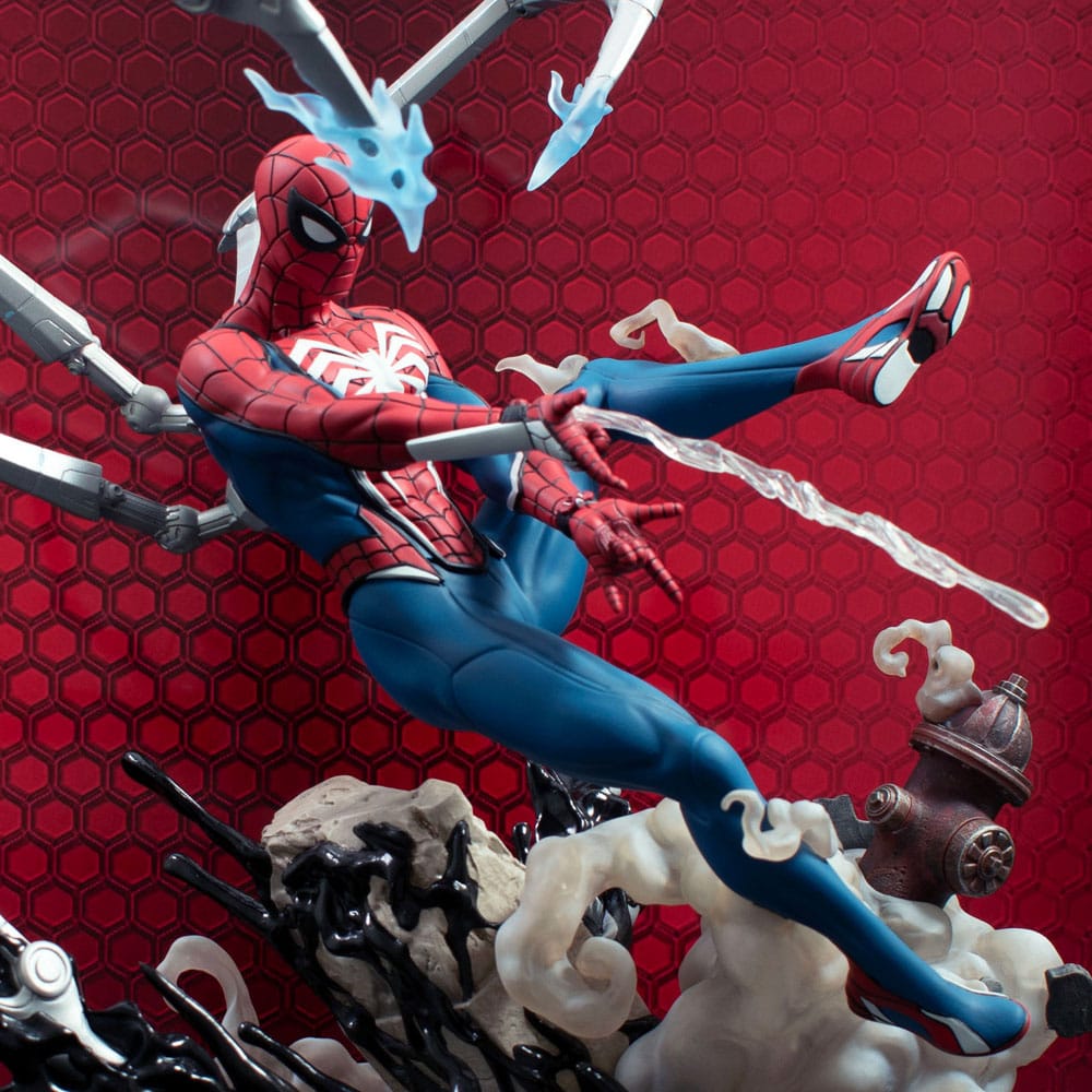 Marvel&rsquo;s Spider-Man 2 Marvel Gallery Deluxe diorama Spider-Man (Gamerverse) – DIAMOND SELECT TOYS