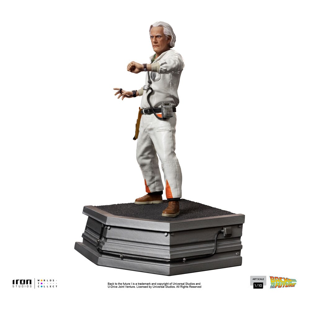 Retour vers le Futur Statuette 1/10 Art Scale Doc Brown – IRON STUDIOS