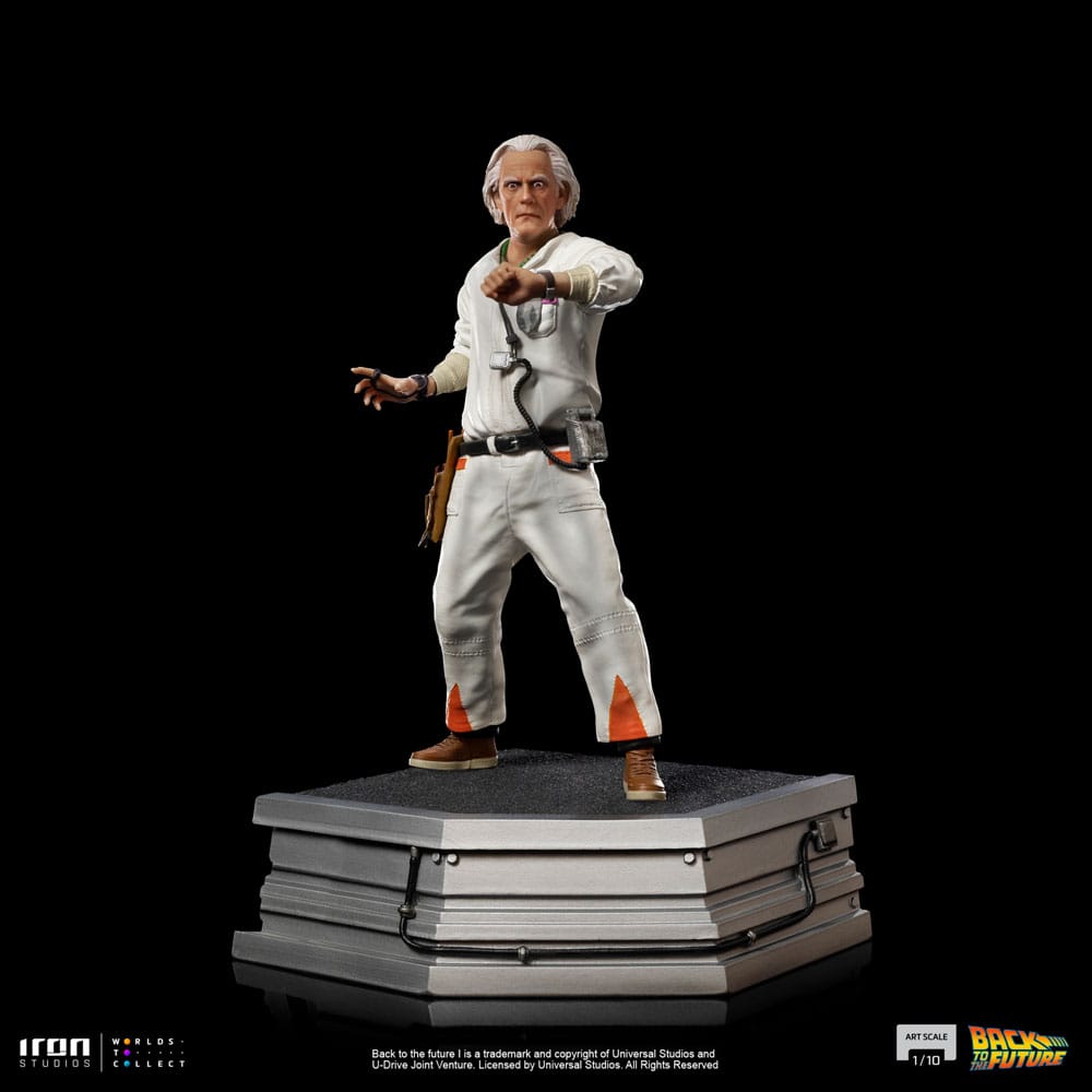 Retour vers le Futur Statuette 1/10 Art Scale Doc Brown – IRON STUDIOS