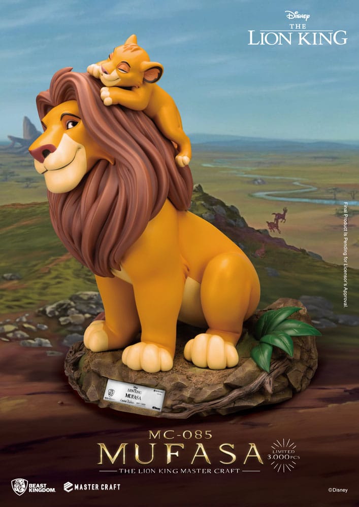 Disney statuette Master Craft Le Roi Lion Mufasa – BEAST KINGDOM