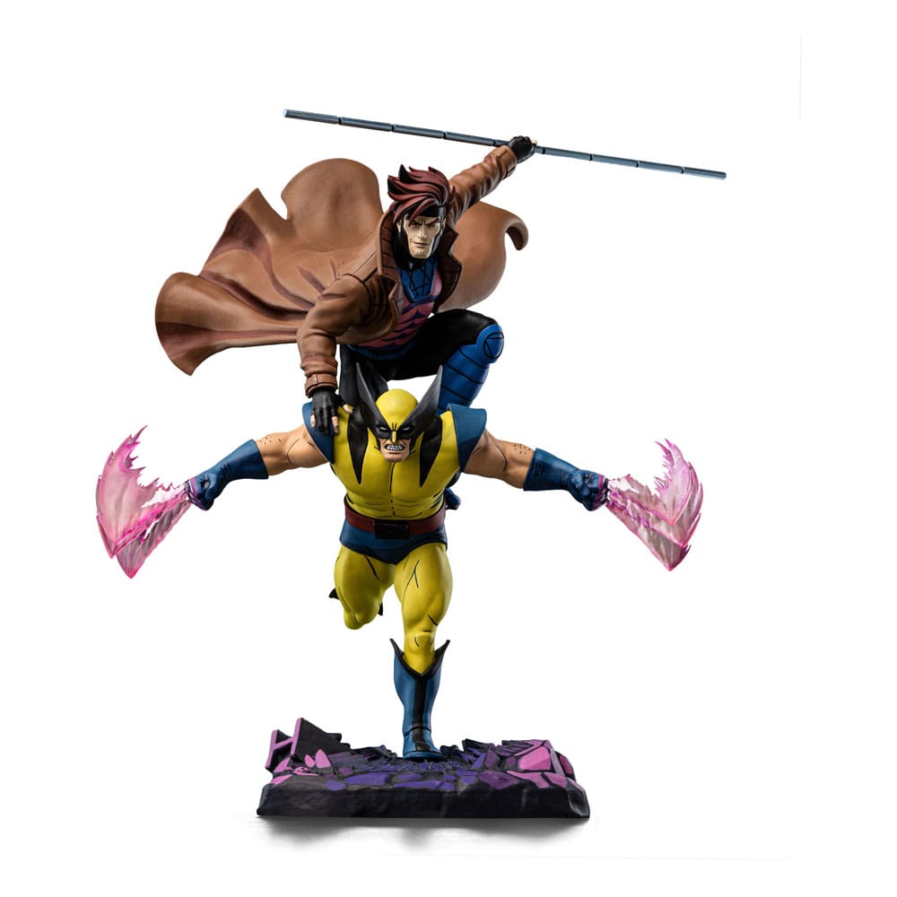 Marvel statuette 1/10 Deluxe Art Scale X-Men´97 Gambit & Wolverine – IRON STUDIOS