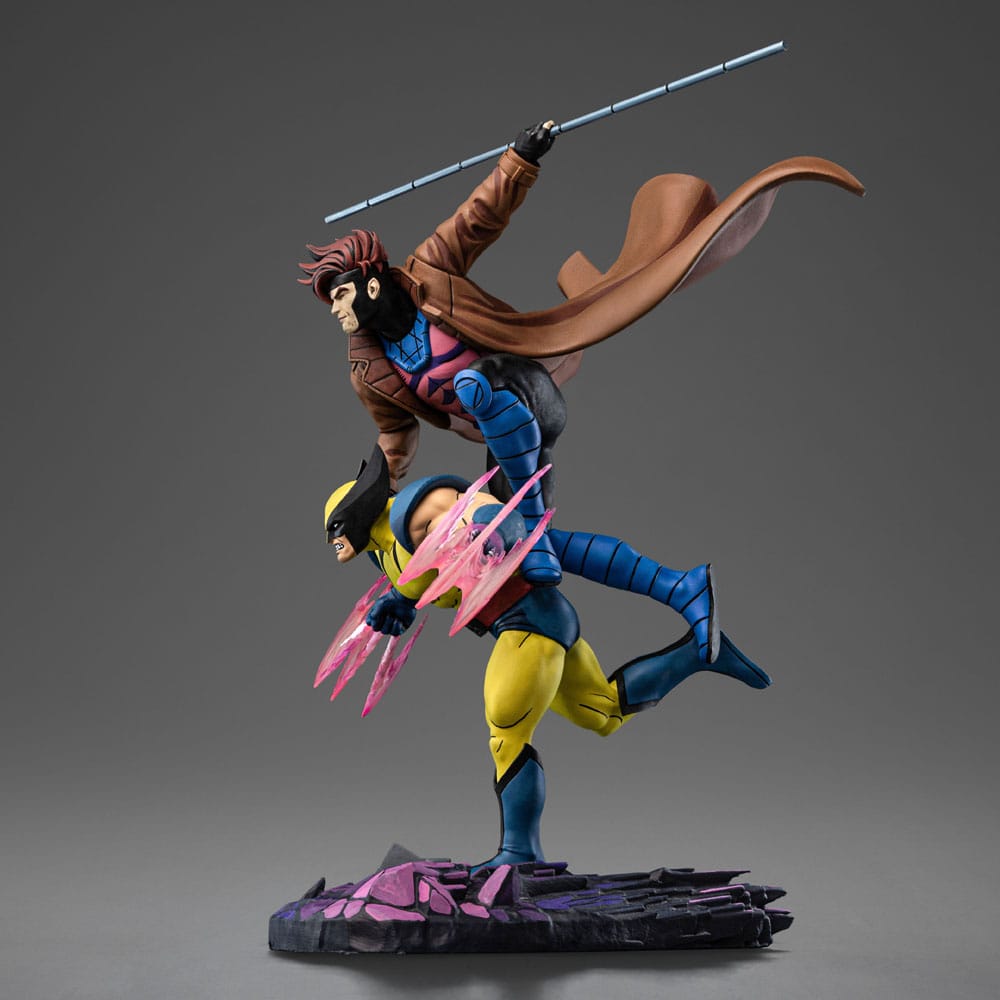 Marvel statuette 1/10 Deluxe Art Scale X-Men´97 Gambit & Wolverine – IRON STUDIOS