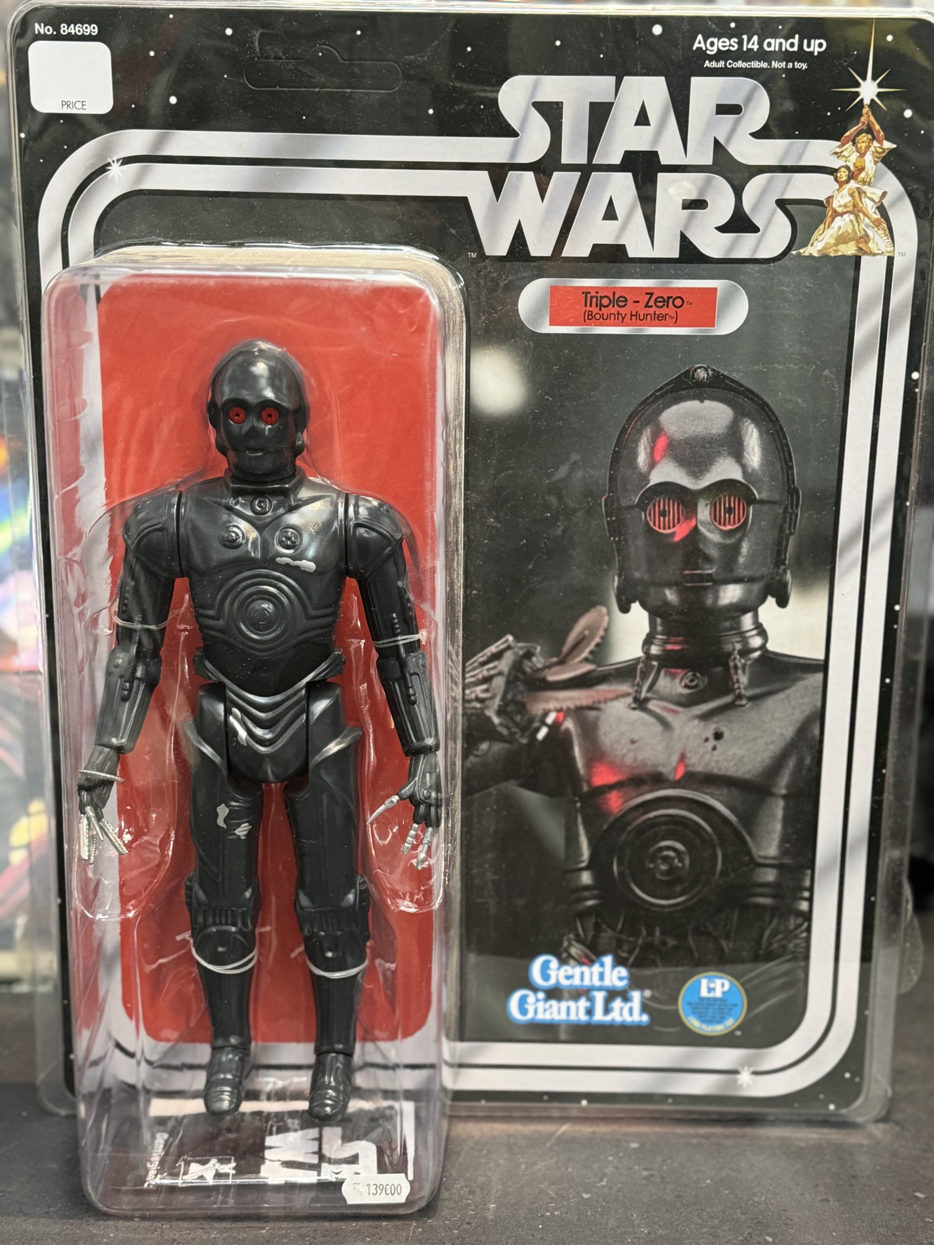 Star Wars : triple – Zero(Bounty Hunter)jumbo Kenner – GENTLE GIANT