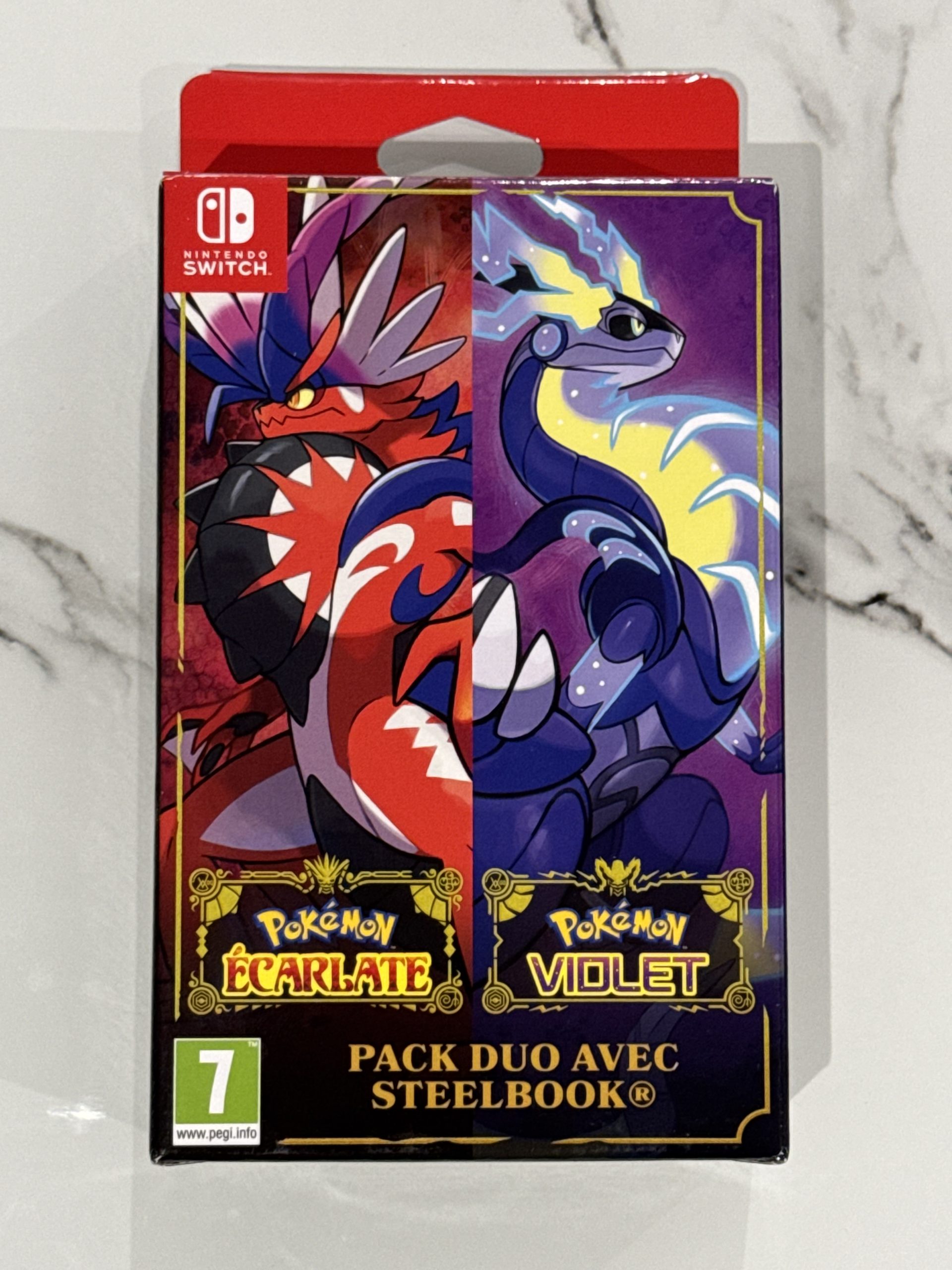 Pokémon Écarlate & Violet édition Collector Steelbook + Figurine – NINTENDO SWITCH