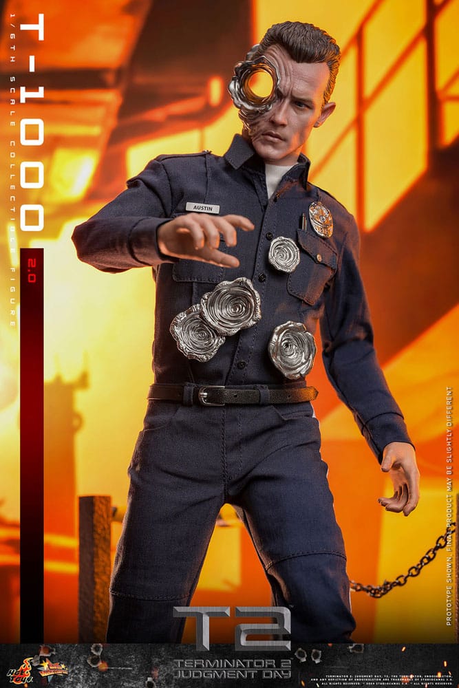 Terminator 2 figurine 1/6 Movie Masterpiece T-1000 (2.0) – HOT TOYS