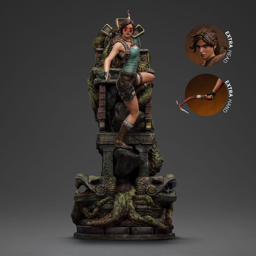 Tomb Raider statuette 1/10 Deluxe Art Scale Lara Croft – IRON STUDIOS