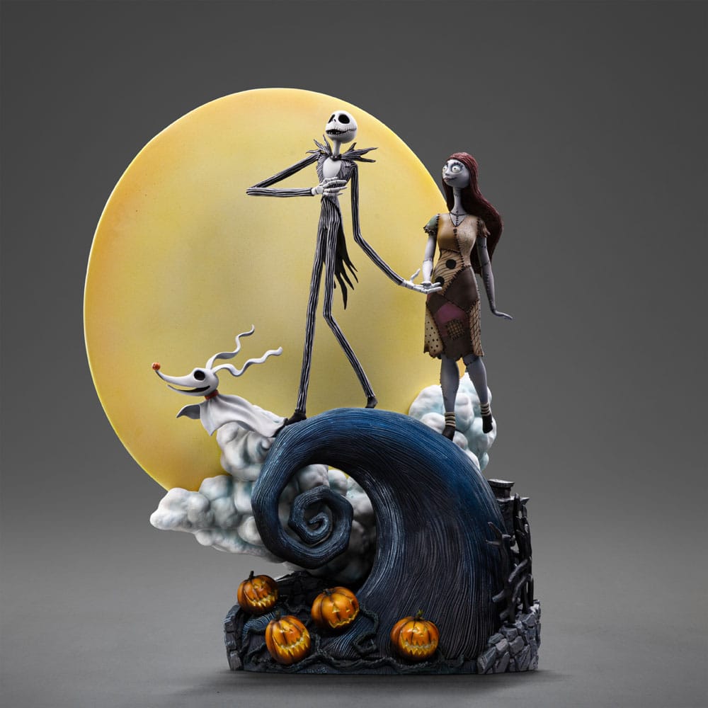 L´etrange Noël de Mr. Jack statuette 1/10 Deluxe Art Scale Jack and Sally – IRON STUDIOS