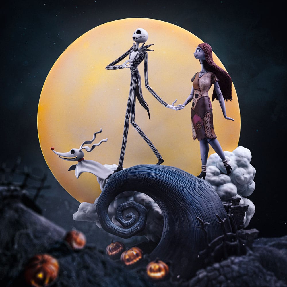L´etrange Noël de Mr. Jack statuette 1/10 Deluxe Art Scale Jack and Sally – IRON STUDIOS