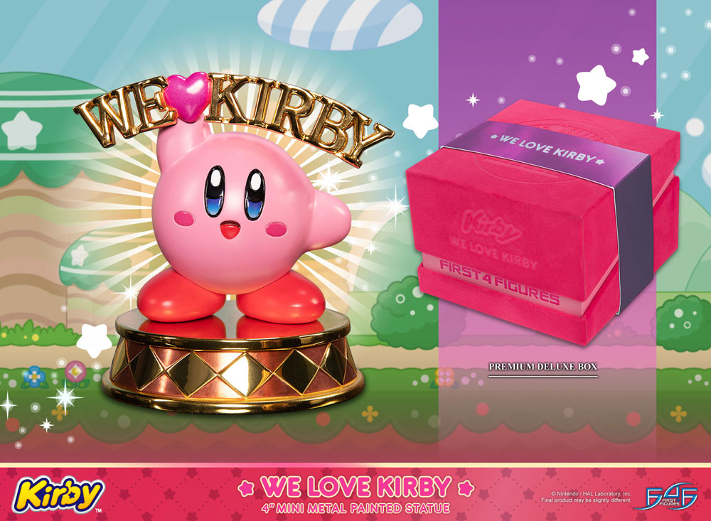 Kirby statuette DieCast We Love Kirby – FIRST 4 FIGURES