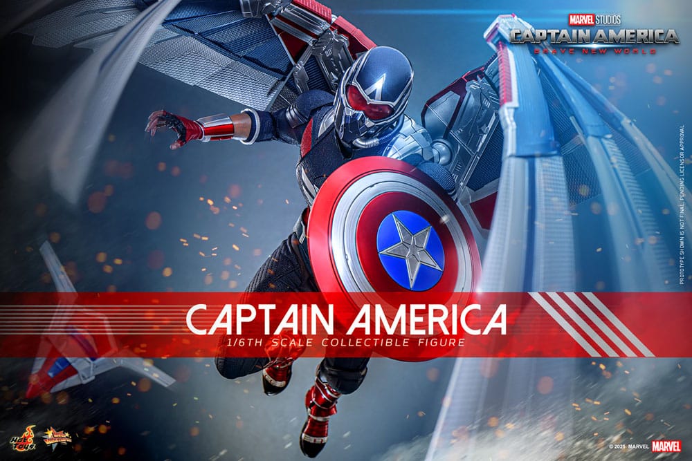 Captain America: Brave New World Movie Masterpiece 1/6 Captain America – HOT TOYS