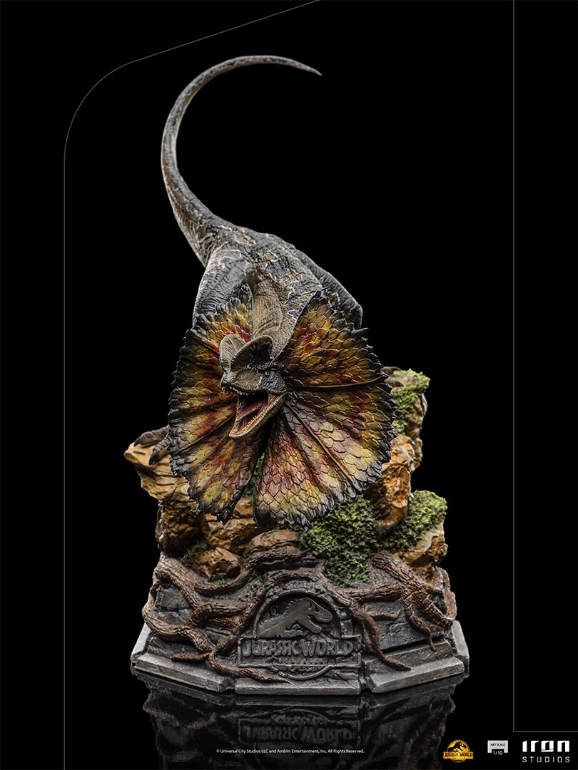 Jurassic World: Dominion – Dilophosaurus 1:10 Scale Statue – IRON STUDIOS