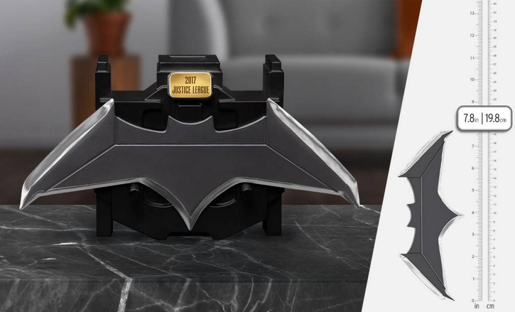 DC Comics: Zack Snyder&rsquo;s Justice League – Justice League Metal Batarang Replica – IKON DESIGN STUDIO