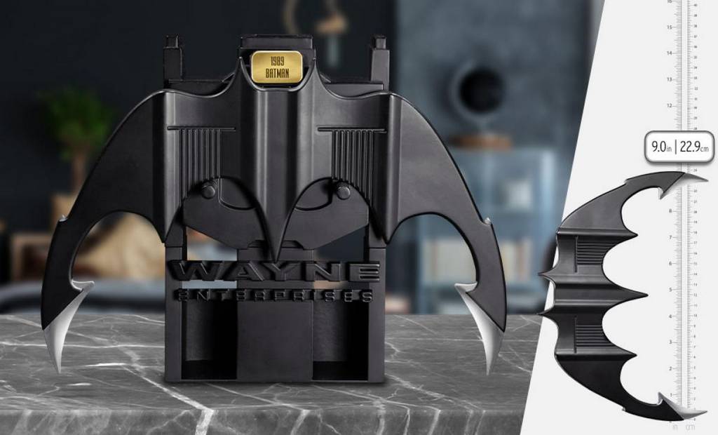 DC Comics: Batman 1989 – Metal Batarang Replica – IKON DESIGN STUDIO