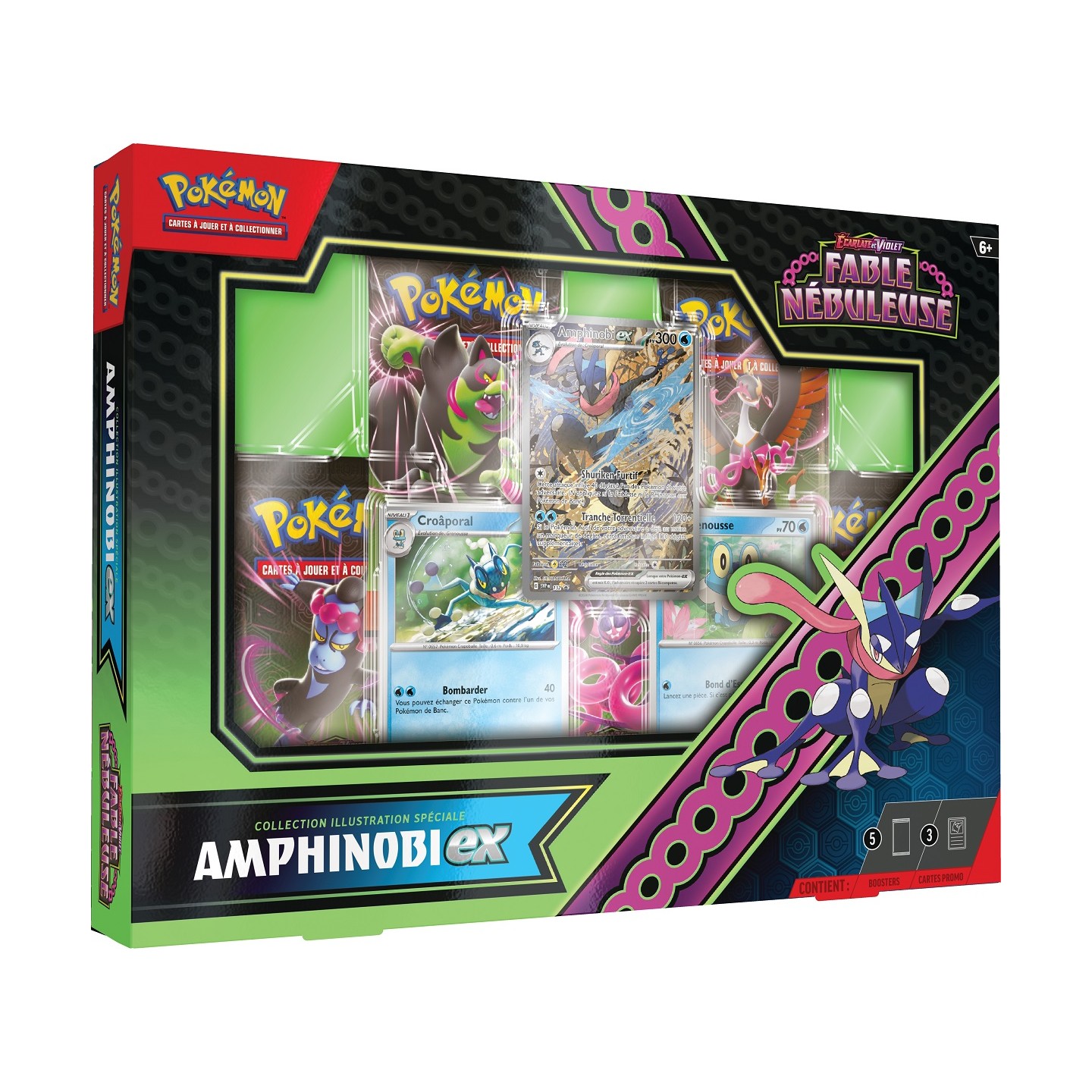 Coffret Pokémon Amphinobi-EX (Français) – ASMODEE