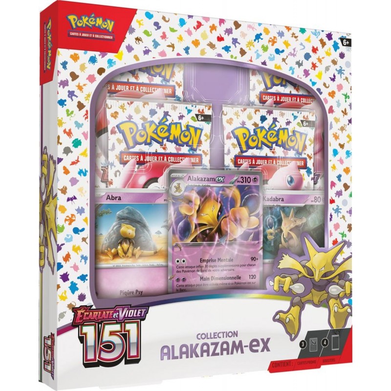Coffret Alakazam Pokemon 151 Français (EV3.5) – ASMODEE