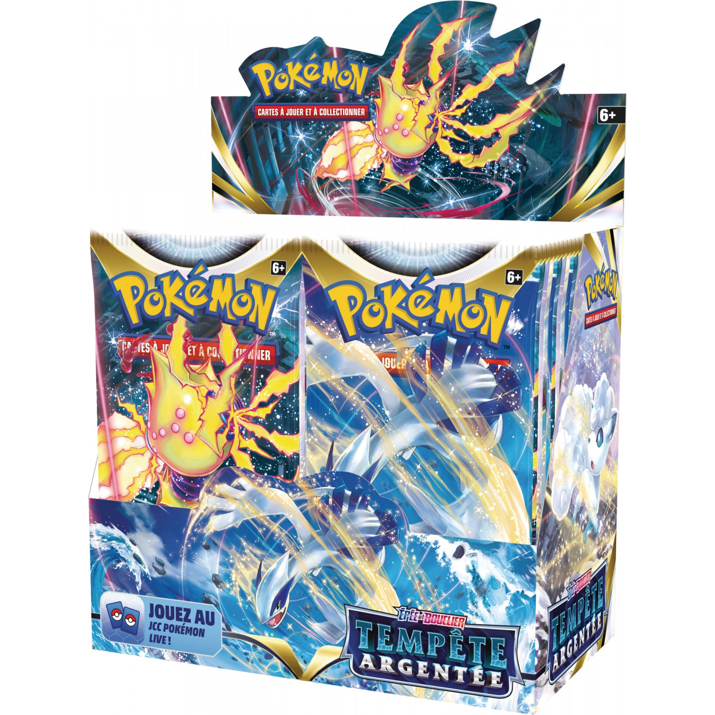 Pokémon – Display 36 Boosters EB12 – Epée & Bouclier : Tempête Argentée – ASMODEE