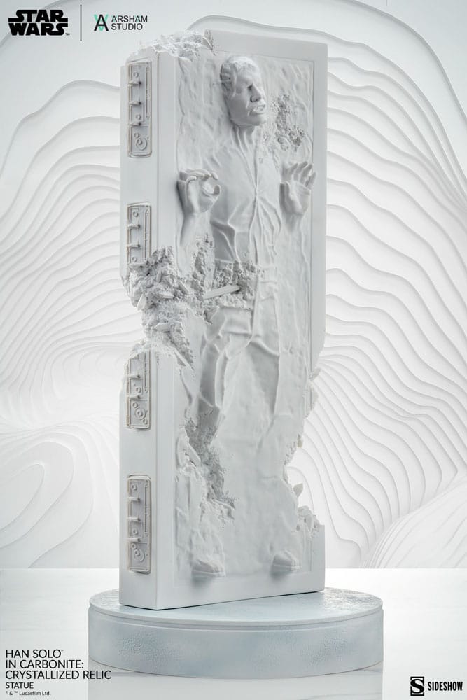 Star Wars statuette Han Solo in Carbonite: Crystallized Relic – SIDESHOW COLLECTIBLES